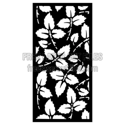 Leaf Vine Decorative Panel Laser Cut Template