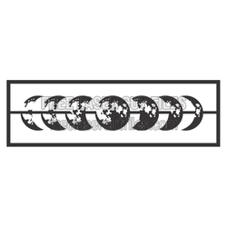 Moon Phase Wall Art Laser Cut File, Ready to Cut Decor