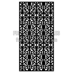 Ornamental Decorative Panel Divider Laser Cut Pattern