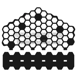 Honeycomb Jewelry Organizer Laser Cut File, Ready to Cut