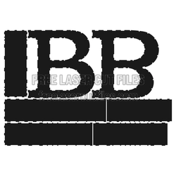 Free Laser Cut 3D Letter B Template Ready to Cut
