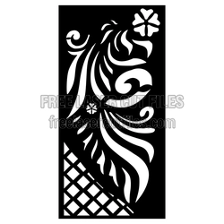 Decorative Lion Panel Screen Laser Cut Pattern