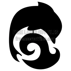 Dolphin Silhouette Clipart, Free Laser Cut File