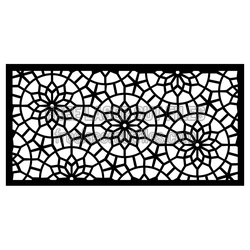 Decorative Mosaic Panel Laser Cut Pattern, Ready to Cut