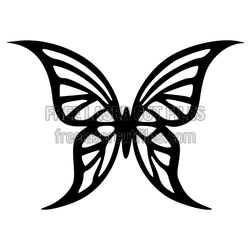 Elegant Butterfly Laser Cut File for DIY Decor