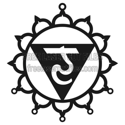 7th Chakra Dream Catcher Laser Cut Design