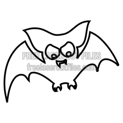 Cute Halloween Bat Laser Cut File, Ready to Cut Decor