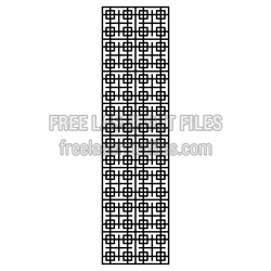 Decorative Geometric Door Screen Laser Cut Panel