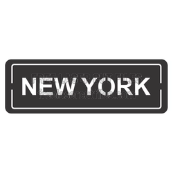 New York Sign Laser Cut File, Ready to Cut Decor