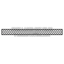 Decorative Lattice Door Panel Laser Cut Design