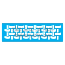 Brick Wall Stencil Laser Cut File, Ready to Cut Decor