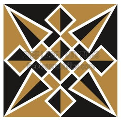 Geometric Starburst Panel Ready to Cut Laser Design
