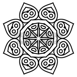 Sacred Mandala Layered Design, Ready to Cut Free File
