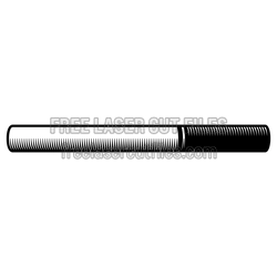 Cigarette Clipart Laser Cut Vector Template, Ready to Cut