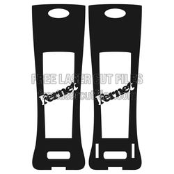 Laser Cut Ferret Holder Template, Free Standing Display