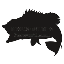 Bumphead Parrotfish Silhouette Laser Cut File