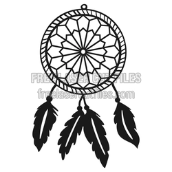 Dream Catcher Laser Cut File, Boho Ornament Ready to Cut