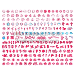 Free Flower Motif Laser Cut Collection, DXF Ready to Cut