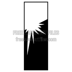 Decorative Door Panel Pattern for Laser Cutting
