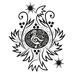 Decorative Floral Bird Mandala Laser Cut Panel