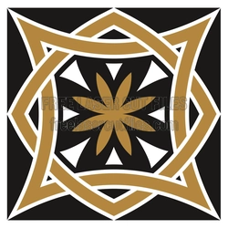 Geometric Floral Panel Laser Cut Design, Free Download