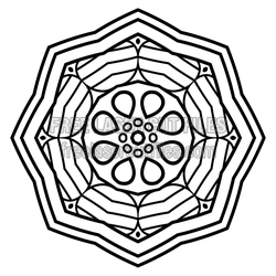 Sacred Layered Mandala Laser Cut File, Ready to Cut