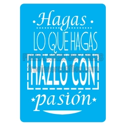 Spanish Motivation Quote Stencil for Laser Cutting