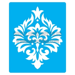 Ornamental Fleur De Lis Stencil Laser Cut File