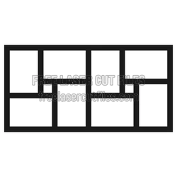 Photo Frame Collage with Phrases, Ready to Cut Laser File
