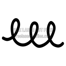 Elegant Triple Loop Floral Motif Laser Cut Design