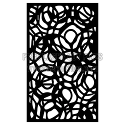 Abstract Decorative Panel Pattern for Door or Window
