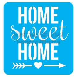 Home Sweet Home Sign Stencil Ready to Cut for DIY Decor
