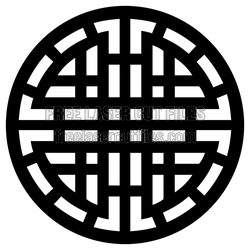 Decorative Circle Pattern Laser Cut Template, Ready to Cut