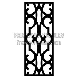 Ornamental Decorative Screen Panel Ready to Cut