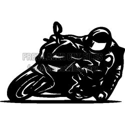 Motorcycle Racer Silhouette Laser Cut File, Ready to Cut