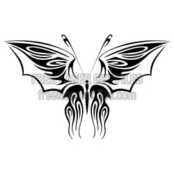 Decorative Butterfly Clipart Laser Cut File Ready to Cut