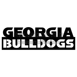 Georgia Bulldogs Football Logo SVG Cut File, Free Download