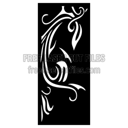 Ornamental Floral Screen Panel Ready to Cut
