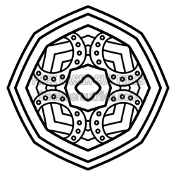 Sacred Geometric Mandala Laser Cut File, Ready to Cut