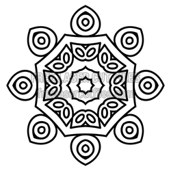 Sacred Mandala Layered Laser Cut File for DIY Decor