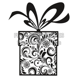 Decorative Christmas Gift Box Laser Cut File