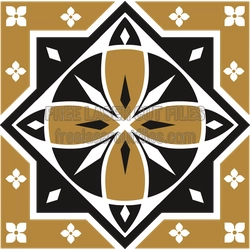 Geometric Floral Panel Laser Cut Design, Ready to Cut