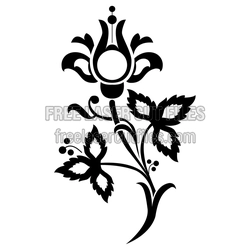 Elegant Floral Decorative Art Ready to Cut Laser File