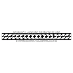 Geometric Wall Panel Pattern Laser Cut Design