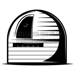 Death Star Inspired Clipart Laser Cut Design