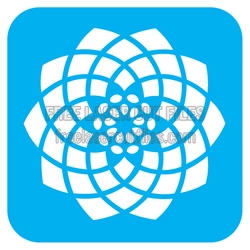 Floral Mandala Stencil Design, Laser Ready Cut File