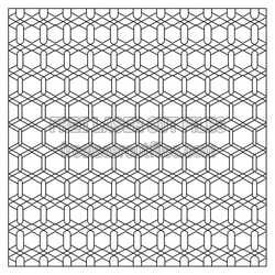 Geometric Lattice Panel Laser Cut Design, Ready to Cut