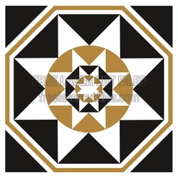 Geometric Star Quilt Pattern Laser Cut Design