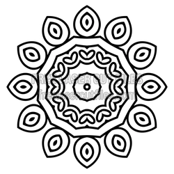 Sacred Mandala Laser Cut Design, Free Printable SVG