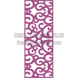 Classic European Ornamental Panel Template